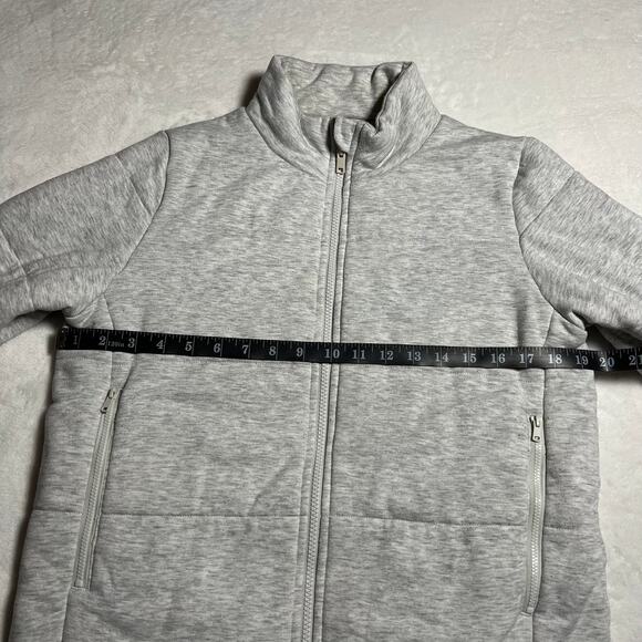 THREE DOTS Quilted Full Zip Puffer Jacket Size Small **SMALL FLAW** Winter - Picture 7 of 10